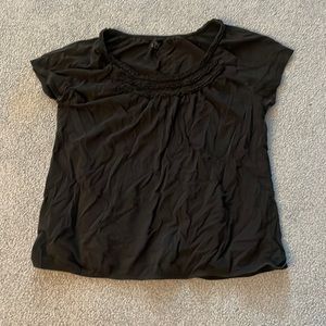LOFT large black t-shirt.